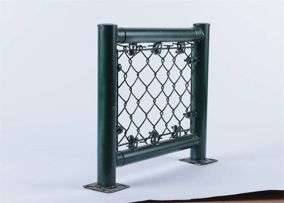 chất lượng  Chain Link Wire Mesh Fence Corrosion Resistant Plus Razor Wire Mesh Fencing nhà máy sản xuất