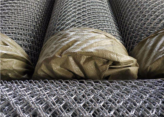 Hot Dip Galvanized Chain Link hàng rào kim cương lưới hàng rào dây cho trang trại