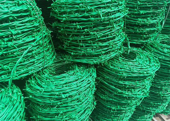 Vật liệu thép kẽm PVC phủ sợi dây thép gai một sợi