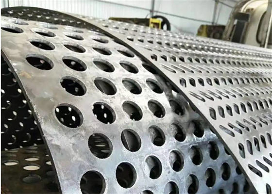 Thép cacbon nhẹ lỗ thép tấm tròn cho hàng rào bảo vệ
